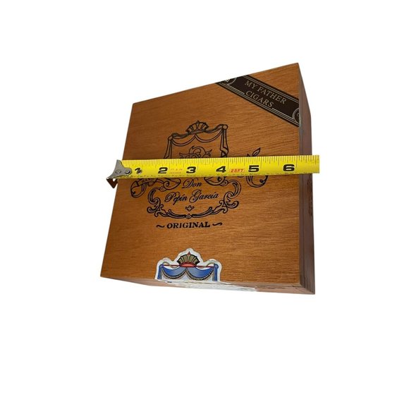 Don Pepin Garcia My Father Empty Cigars Original Wooden Box 6x60 Handmade In Mia - Picture 7 of 9